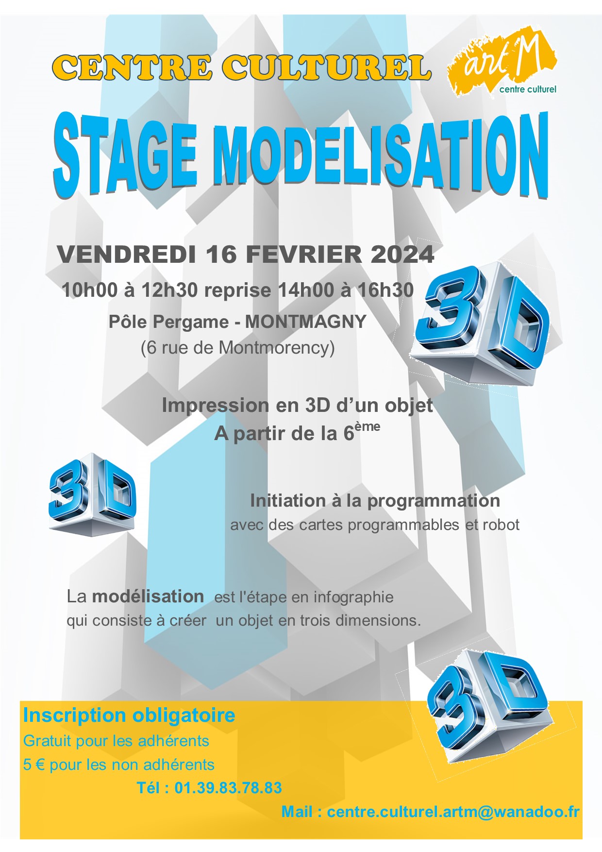 Flyer Stage modlisation fv 24
