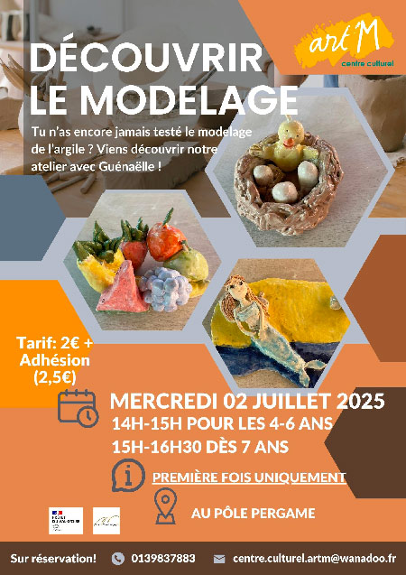 Stage modelage juillet