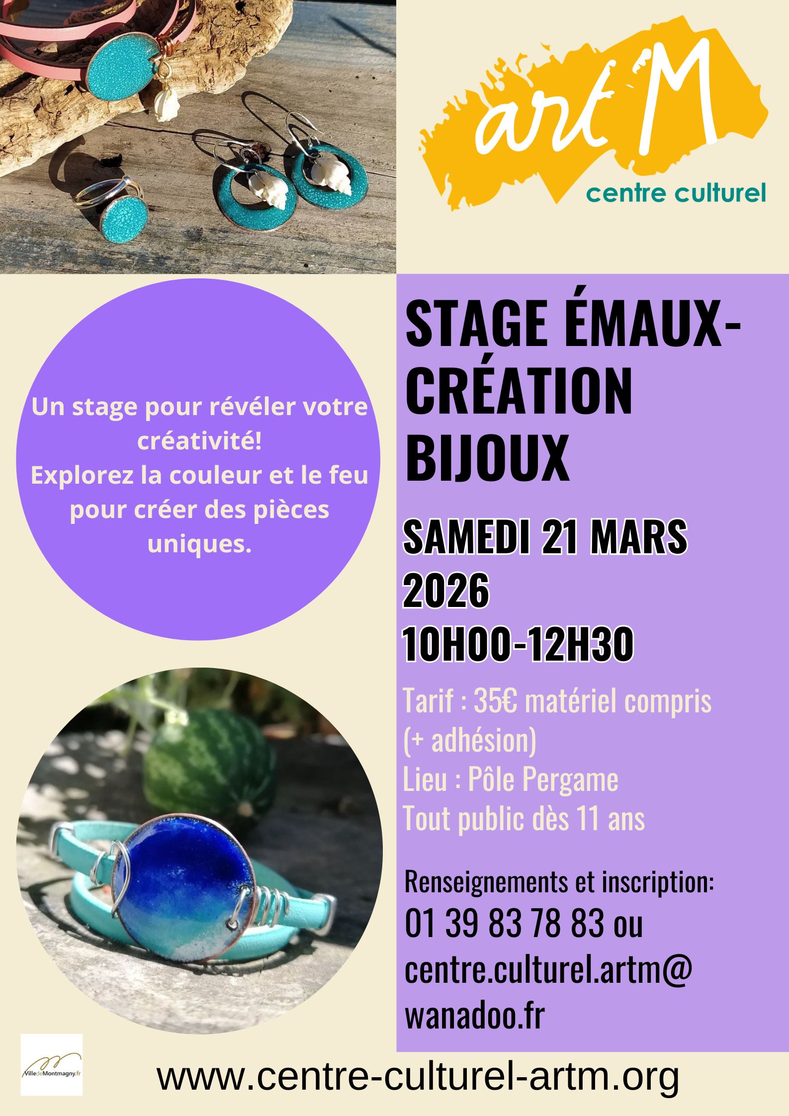 stage emaux   creation bijoux mars 2