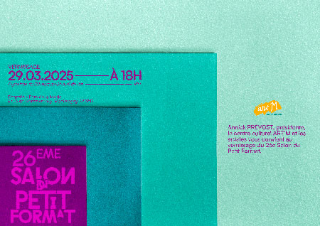 Invitation vernissage Petit Format 2025