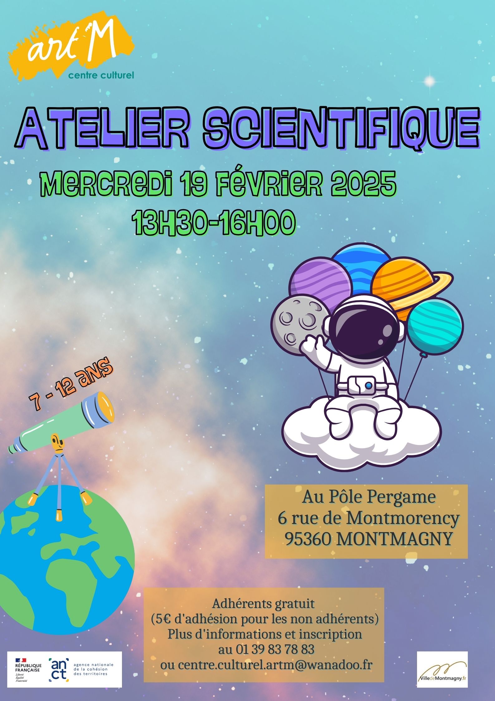 Affiche Atelier scientifique