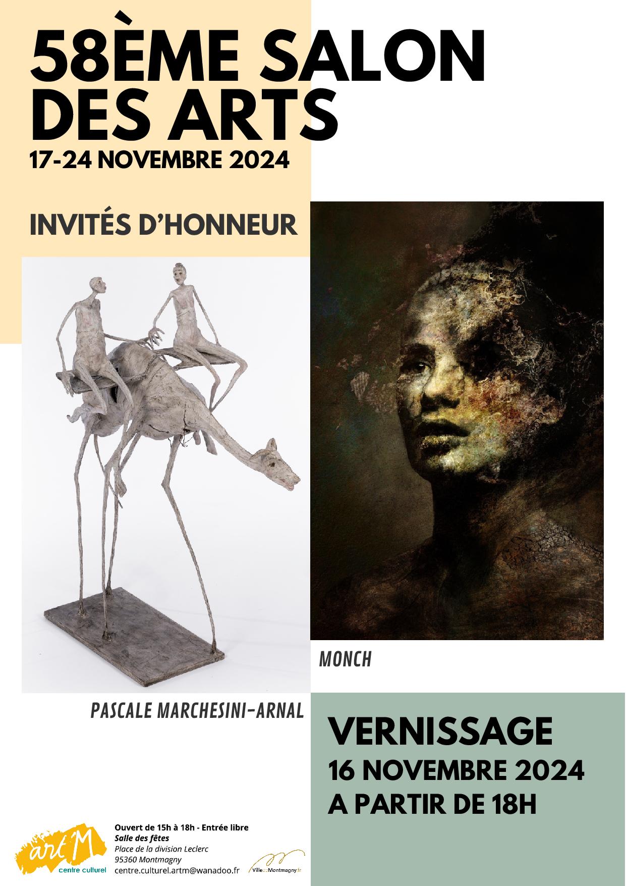 Flyer 58e Salon des arts 24